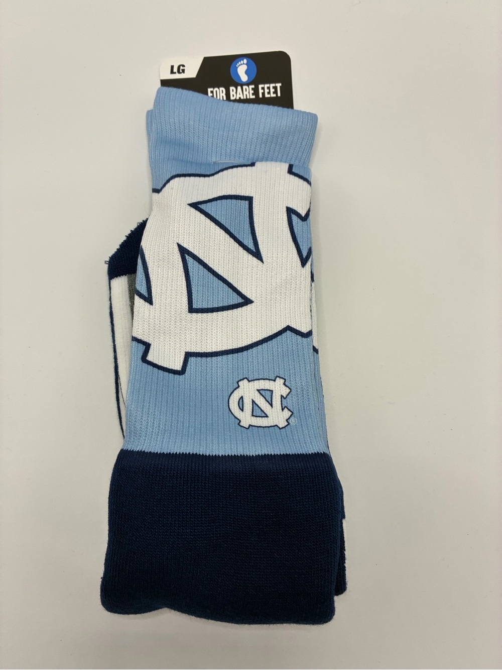 North Carolina Tar Heels Light Blue & Navy Crew Socks